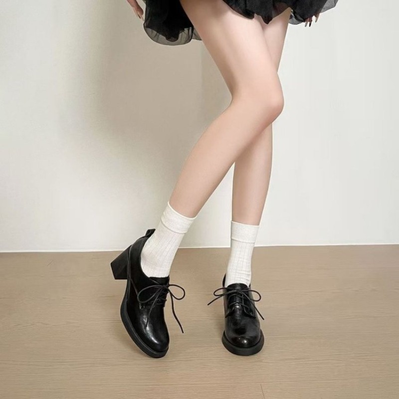 Women Square Toe Lace Up Oxfor - огляд і ціна Oxford Lace Up Women