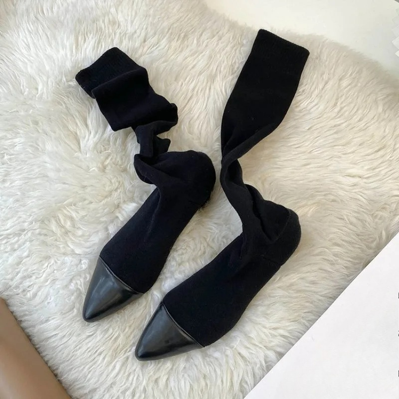 High Knee Sock Shoes 2025 New  - огляд і ціна Sock Boot Women