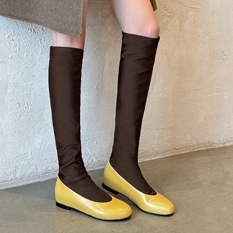Fashion Brand Round Toe Knee H - огляд і ціна Sock Boot Women