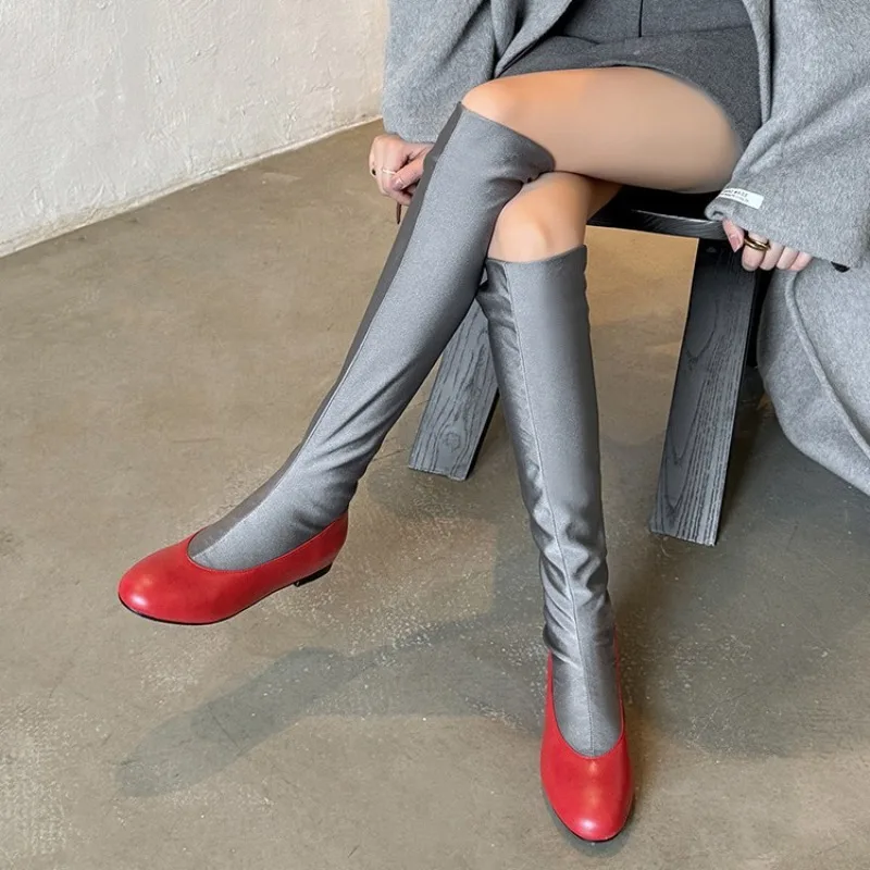 Fashion Brand Round Toe Knee H - огляд і ціна Sock Boot Women