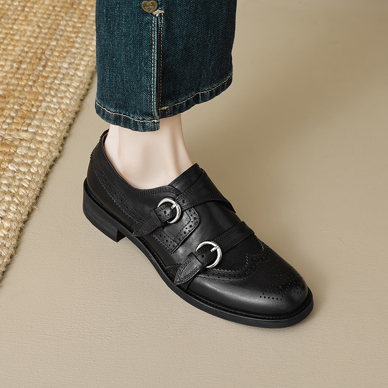 EAGSITY Cow Leather british st - огляд і ціна Oxford Lace Up Women