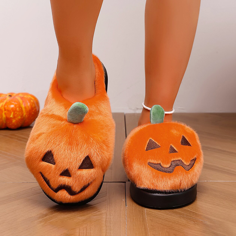Halloween 3D Pumpkin Plush Sli - огляд і ціна Mule Slip On