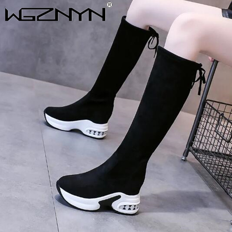 Winter Warm Chunky Platform Lo - огляд і ціна Knee High Boots Women