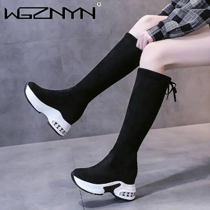 Winter Warm Chunky Platform Lo - огляд і ціна Knee High Boots Women