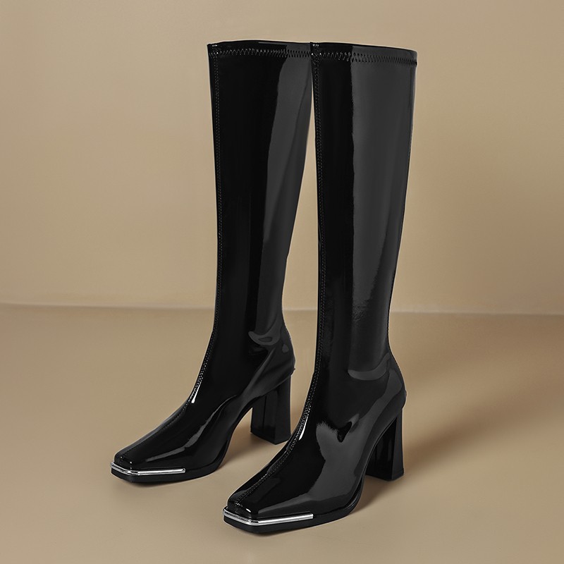 Knee High Boots Autumn New Squ - огляд і ціна Knee High Boots Women