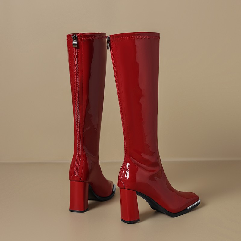 Knee High Boots Autumn New Squ - огляд і ціна Knee High Boots Women